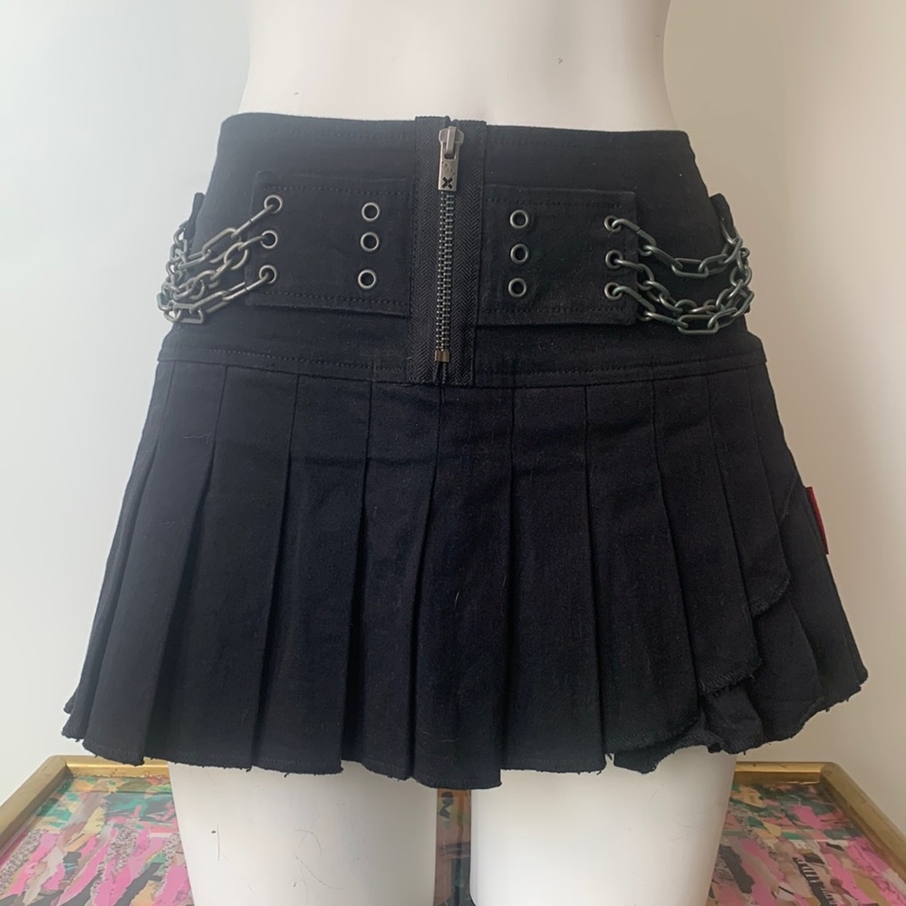 Tripp NYC Pleated Mini Skirt Punk Goth